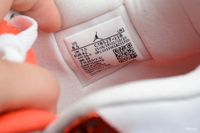 Cheap TBK Jordan OrangeCT8527-118 4 Air Team 0730